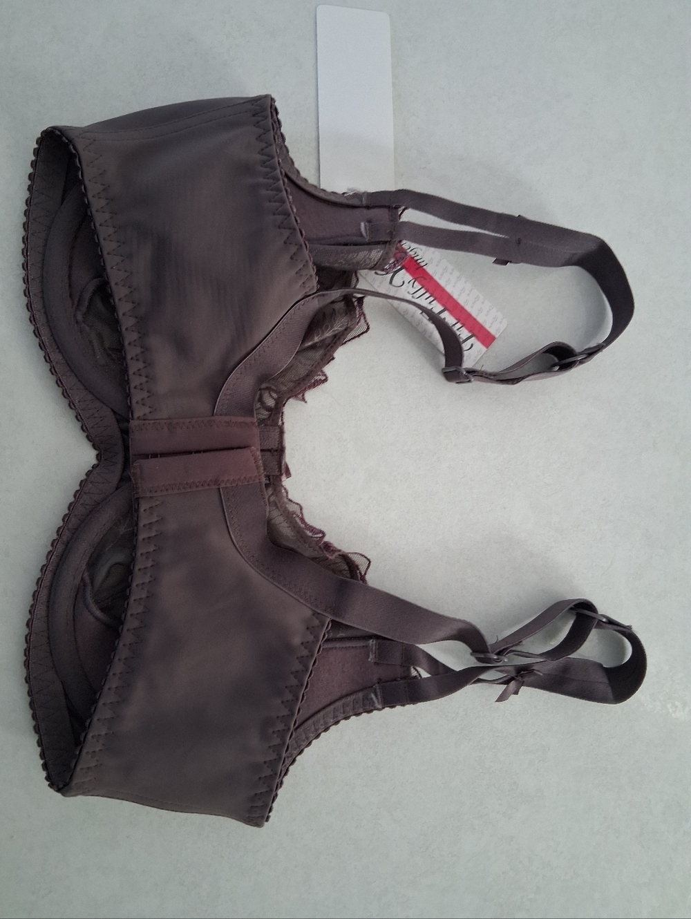 NWT Fit Fully Yours Lingerie/ Bridget Underwire Bra in Deep Mauve Plum/ Size 30F - Picture 8 of 13